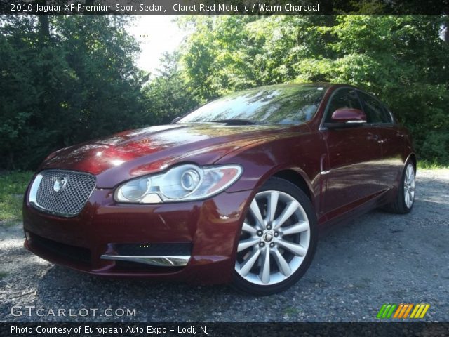 2010 Jaguar XF Premium Sport Sedan in Claret Red Metallic