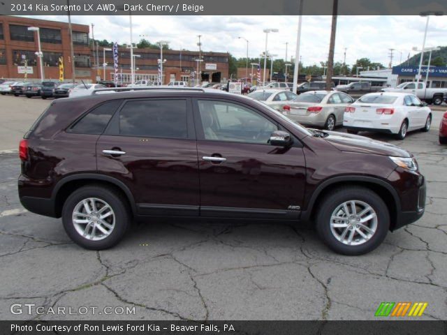 2014 Kia Sorento LX AWD in Dark Cherry