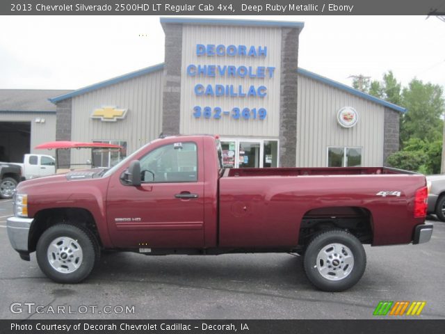 2013 Chevrolet Silverado 2500HD LT Regular Cab 4x4 in Deep Ruby Metallic