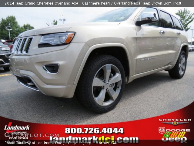 2014 Jeep Grand Cherokee Overland 4x4 in Cashmere Pearl