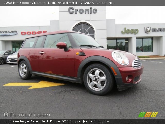 2008 Mini Cooper Clubman in Nightfire Red Metallic
