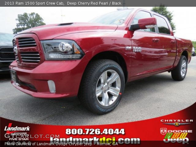 2013 Ram 1500 Sport Crew Cab in Deep Cherry Red Pearl