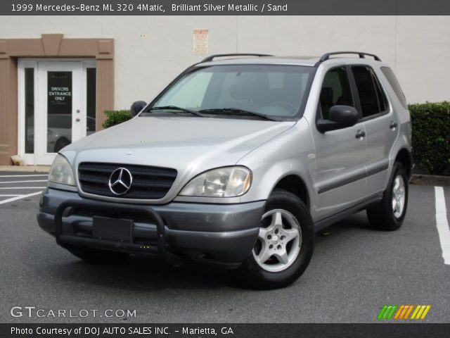 1999 Mercedes-Benz ML 320 4Matic in Brilliant Silver Metallic