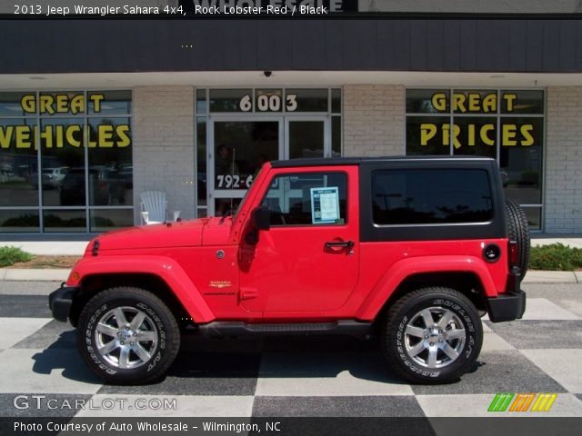 2013 Jeep Wrangler Sahara 4x4 in Rock Lobster Red
