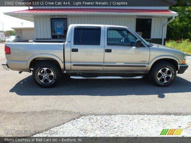 2002 Chevrolet S10 LS Crew Cab 4x4 in Light Pewter Metallic