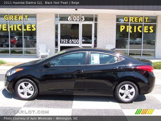 2011 Hyundai Elantra GLS in Black Noir Pearl