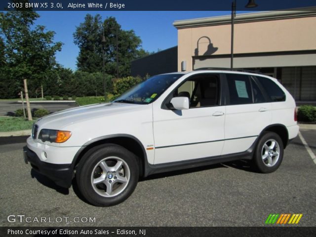 2003 BMW X5 3.0i in Alpine White