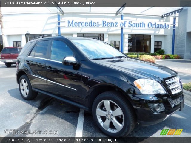 2010 Mercedes-Benz ML 350 4Matic in Black