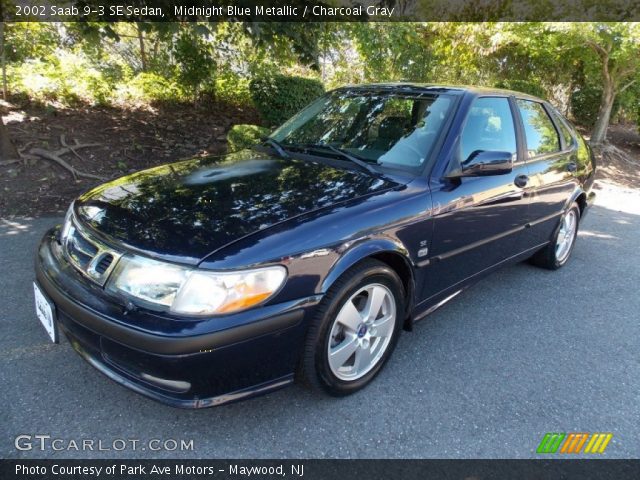 2002 Saab 9-3 SE Sedan in Midnight Blue Metallic