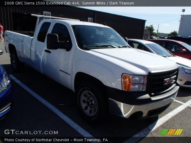 2008 GMC Sierra 1500 Extended Cab 4x4 in Summit White