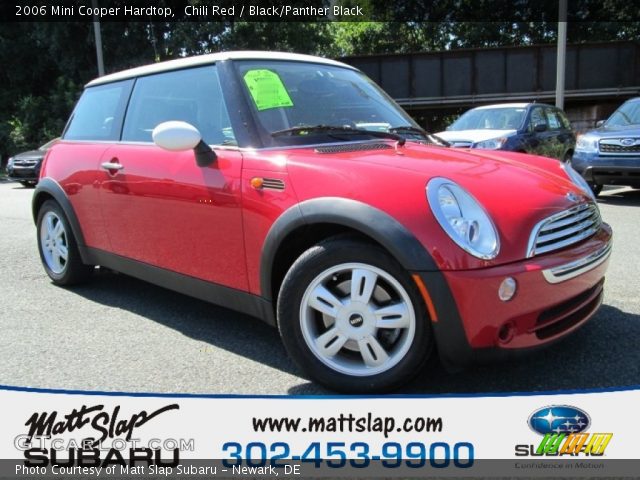 2006 Mini Cooper Hardtop in Chili Red