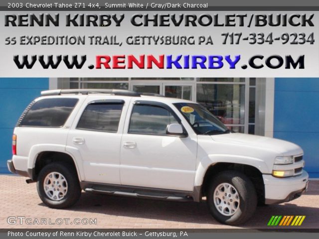 2003 Chevrolet Tahoe Z71 4x4 in Summit White