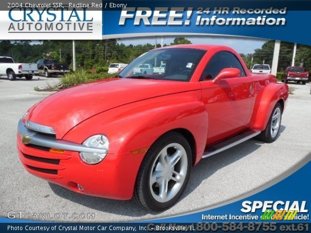 2004 Chevrolet SSR  in Redline Red