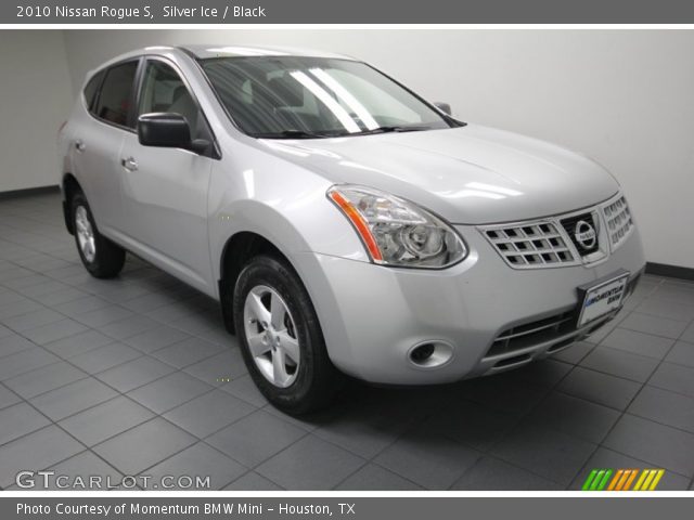 2010 Nissan Rogue S in Silver Ice