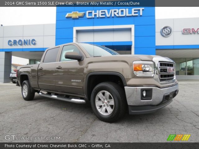 2014 GMC Sierra 1500 SLE Crew Cab in Bronze Alloy Metallic