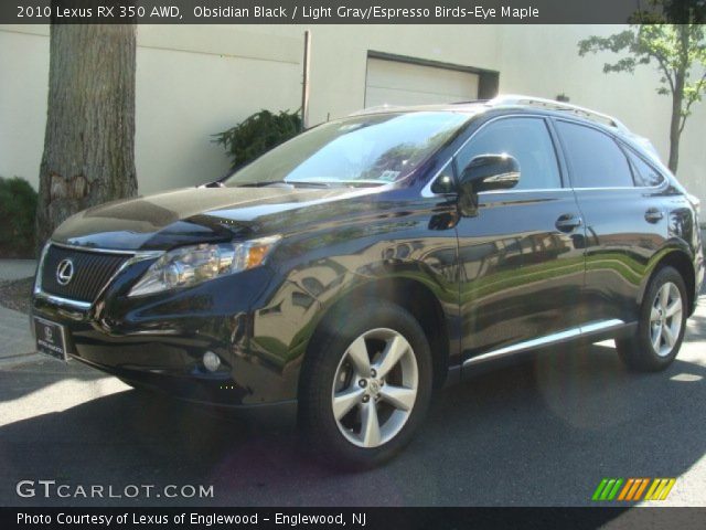 2010 Lexus RX 350 AWD in Obsidian Black