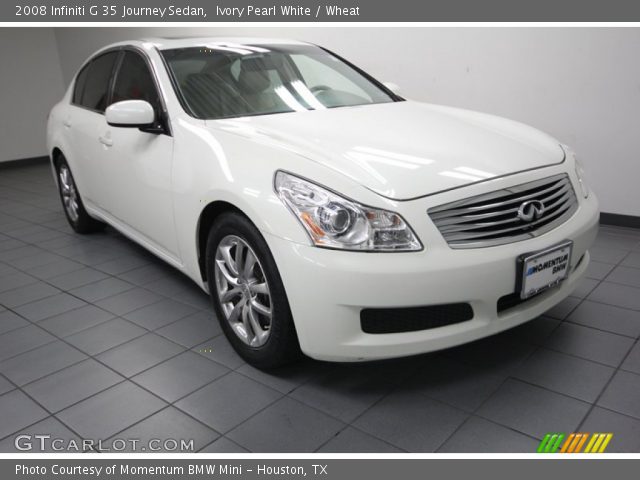 2008 Infiniti G 35 Journey Sedan in Ivory Pearl White