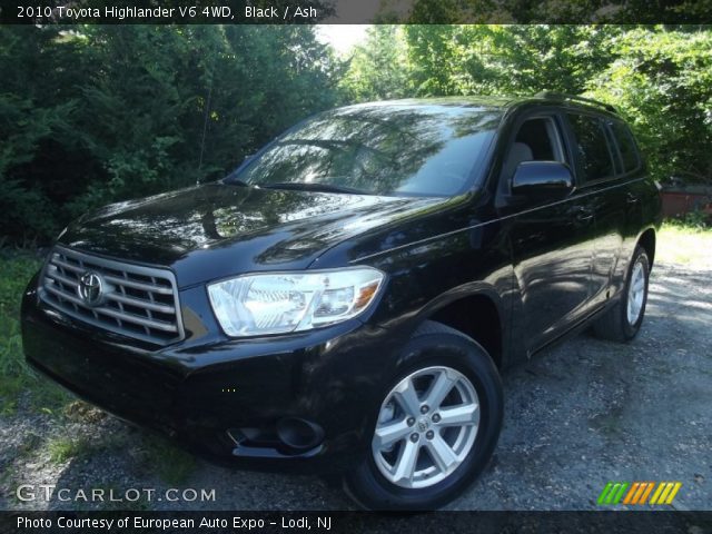 2010 Toyota Highlander V6 4WD in Black