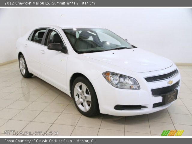 2012 Chevrolet Malibu LS in Summit White