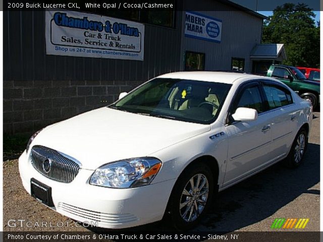 2009 Buick Lucerne CXL in White Opal