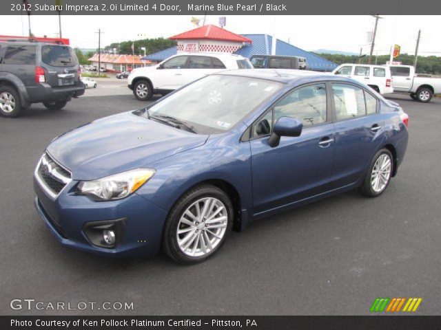 2012 Subaru Impreza 2.0i Limited 4 Door in Marine Blue Pearl
