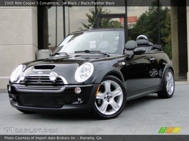 2005 Mini Cooper S Convertible in Jet Black