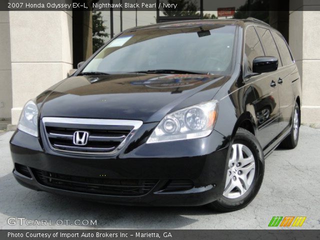 2007 Honda Odyssey EX-L in Nighthawk Black Pearl