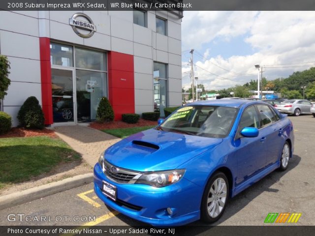 2008 Subaru Impreza WRX Sedan in WR Blue Mica
