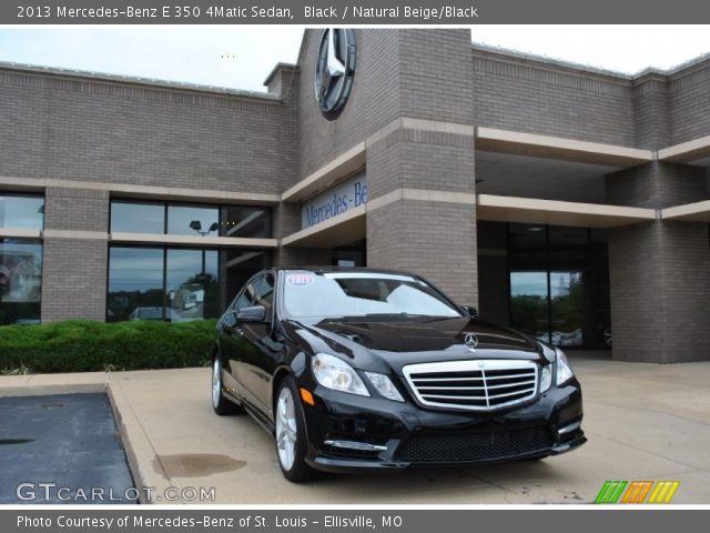 2013 Mercedes-Benz E 350 4Matic Sedan in Black