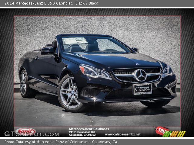 2014 Mercedes-Benz E 350 Cabriolet in Black