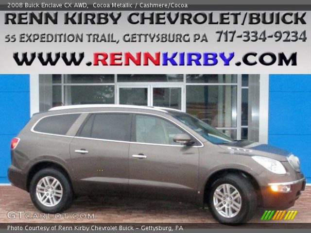 2008 Buick Enclave CX AWD in Cocoa Metallic