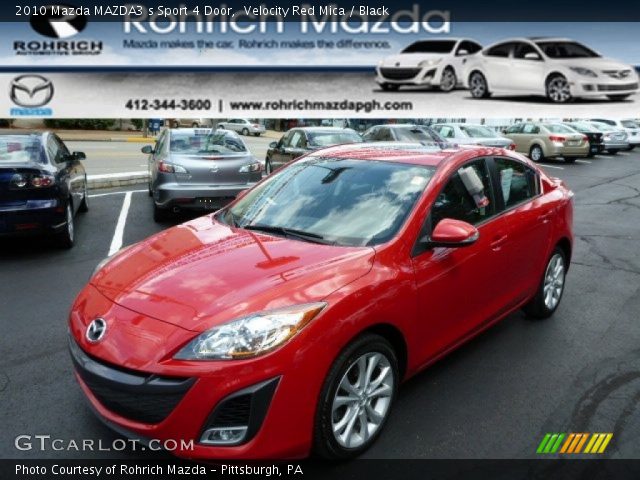 2010 Mazda MAZDA3 s Sport 4 Door in Velocity Red Mica