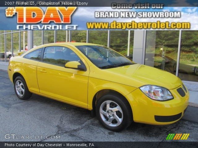 2007 Pontiac G5  in Competition Yellow
