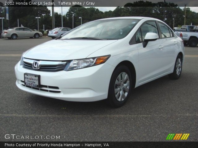 2012 Honda Civic LX Sedan in Taffeta White