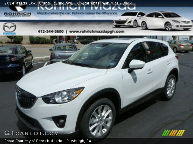 2014 Mazda CX-5 Grand Touring AWD in Crystal White Pearl Mica