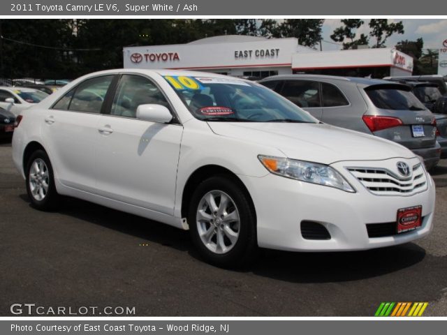 2011 Toyota Camry LE V6 in Super White
