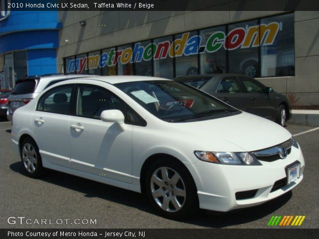 2010 Honda Civic LX Sedan in Taffeta White
