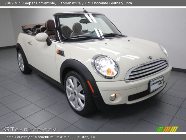 2009 Mini Cooper Convertible in Pepper White