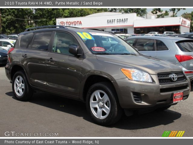 2010 Toyota RAV4 I4 4WD in Pyrite Metallic