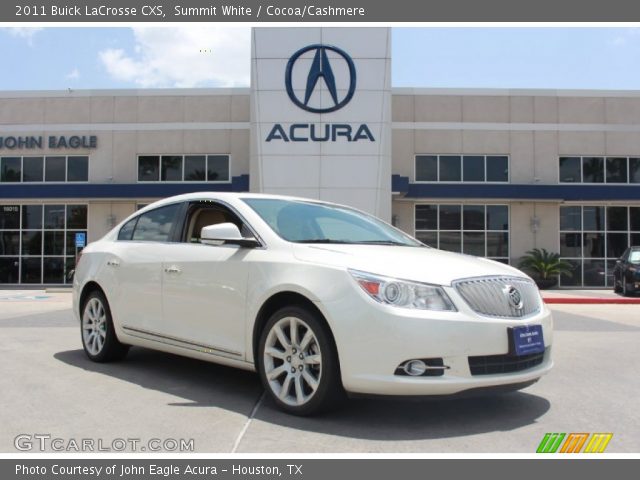 2011 Buick LaCrosse CXS in Summit White