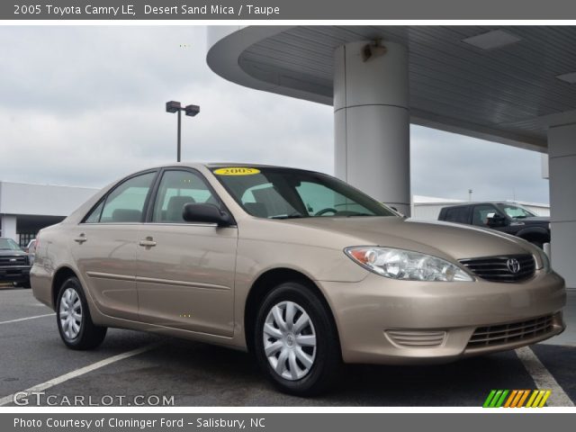2005 Toyota Camry LE in Desert Sand Mica