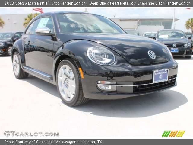 2013 Volkswagen Beetle Turbo Fender Edition in Deep Black Pearl Metallic