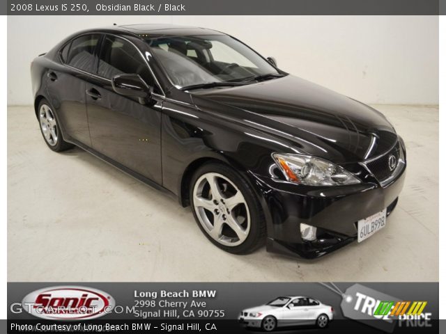 2008 Lexus IS 250 in Obsidian Black