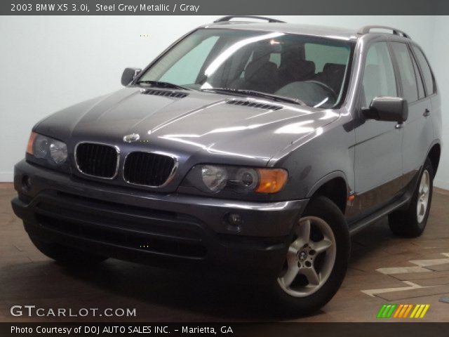 2003 BMW X5 3.0i in Steel Grey Metallic