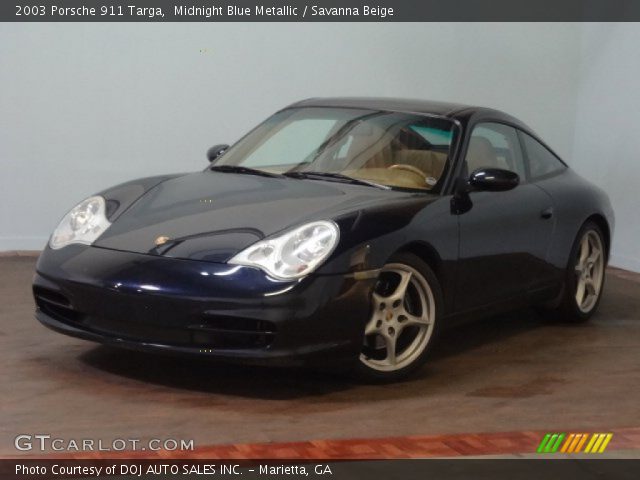 2003 Porsche 911 Targa in Midnight Blue Metallic