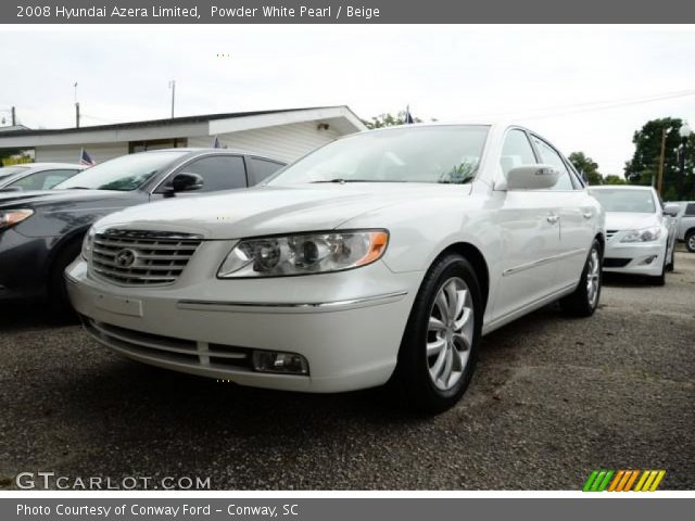 2008 Hyundai Azera Limited in Powder White Pearl