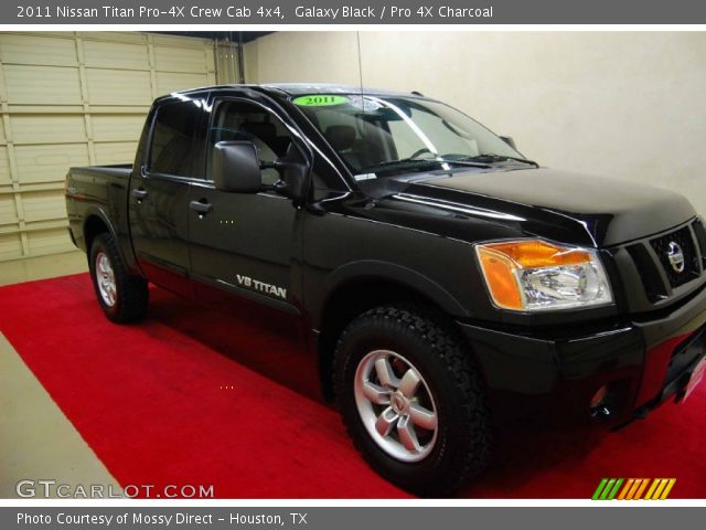 2011 Nissan Titan Pro-4X Crew Cab 4x4 in Galaxy Black