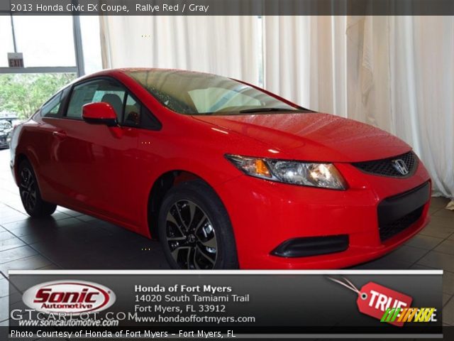 2013 Honda Civic EX Coupe in Rallye Red