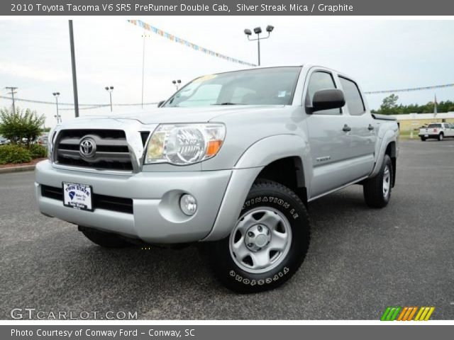 2010 Toyota Tacoma V6 SR5 PreRunner Double Cab in Silver Streak Mica