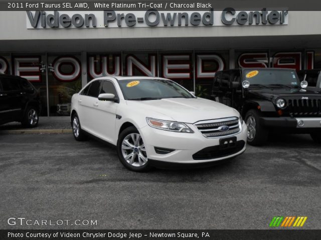 2011 Ford Taurus SEL AWD in White Platinum Tri-Coat